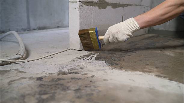 SJ Waterproofing Pros Waterproofing coverage map for New Boston, MI and surrounding area